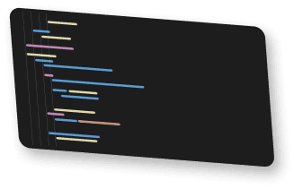 Conceptual graphic of a code snippet inspired by typescript